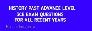 Download all history advance level gce question papers here at horgpedia in pdf.